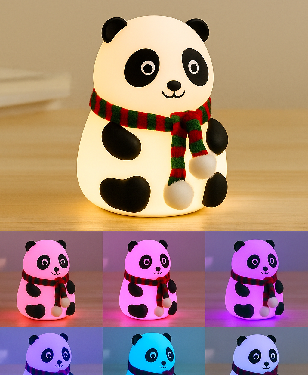 Bahubali Here Silicone Panda Night Lamp - Image 3