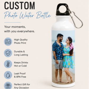 Custom Photo Water Bottle | Personalized Stainless Steel Bottle