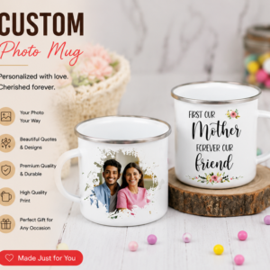 Custom Enamel Photo Mug