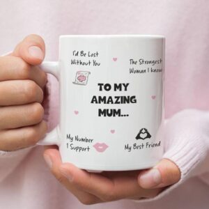 To my Amazing Mum Mug White Ceramic Photo Mug | Personalized Coffee Mug