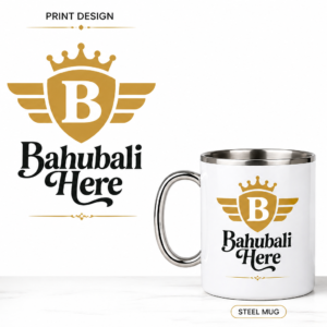 Steel Mug Customize white